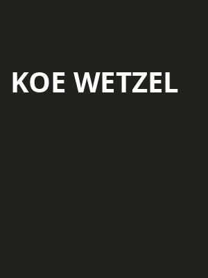 Koe Wetzel, The Rave, Milwaukee